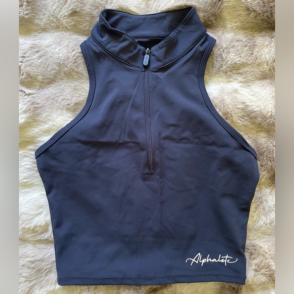 #183- ALPHALETE- Women's Pulse Zip Tank - Picture 1 of 4